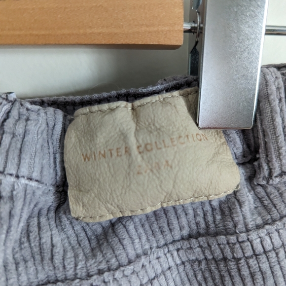 Zara baby Corduroy pants winter collection silver grey, 18-24 months - Picture 9 of 15